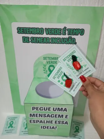 Caixa Setembro Verde - Mensagens de Inclusão — capa do material