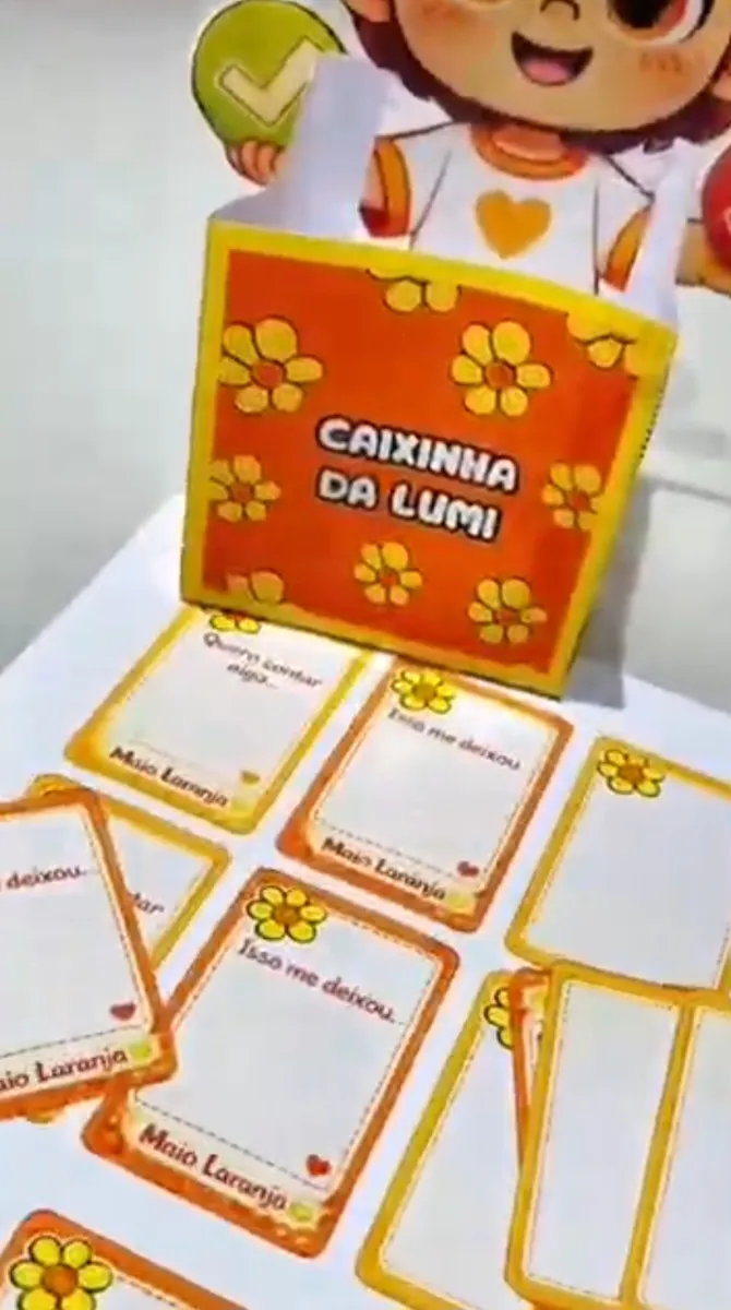 Caixinha da LUMI: A voz da Segurança - Maio Laranja — amostra 1: Mais do que uma atividade lúdica, é uma ferramenta de…