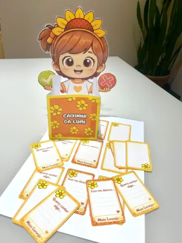 Caixinha da LUMI - Recurso Pedagógico Maio Laranja — amostra 5: ✔️ Desenvolvimento da inteligência emocional