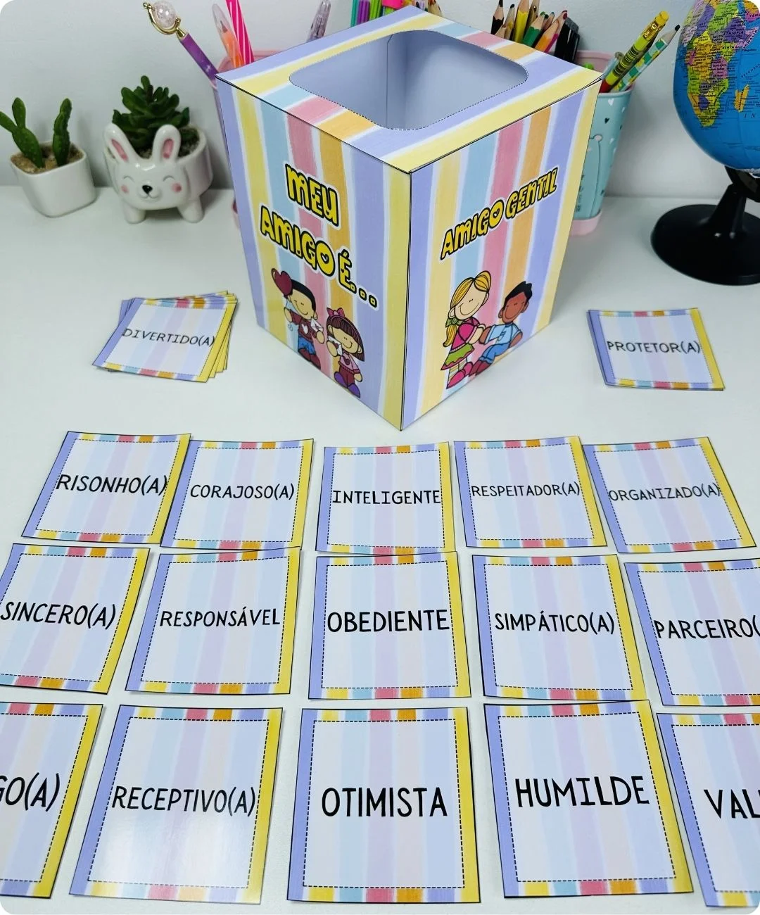 Caixinha de amizade para imprimir — Infantil e Anos Iniciais — amostra 2: Como conduzir a atividade em sala