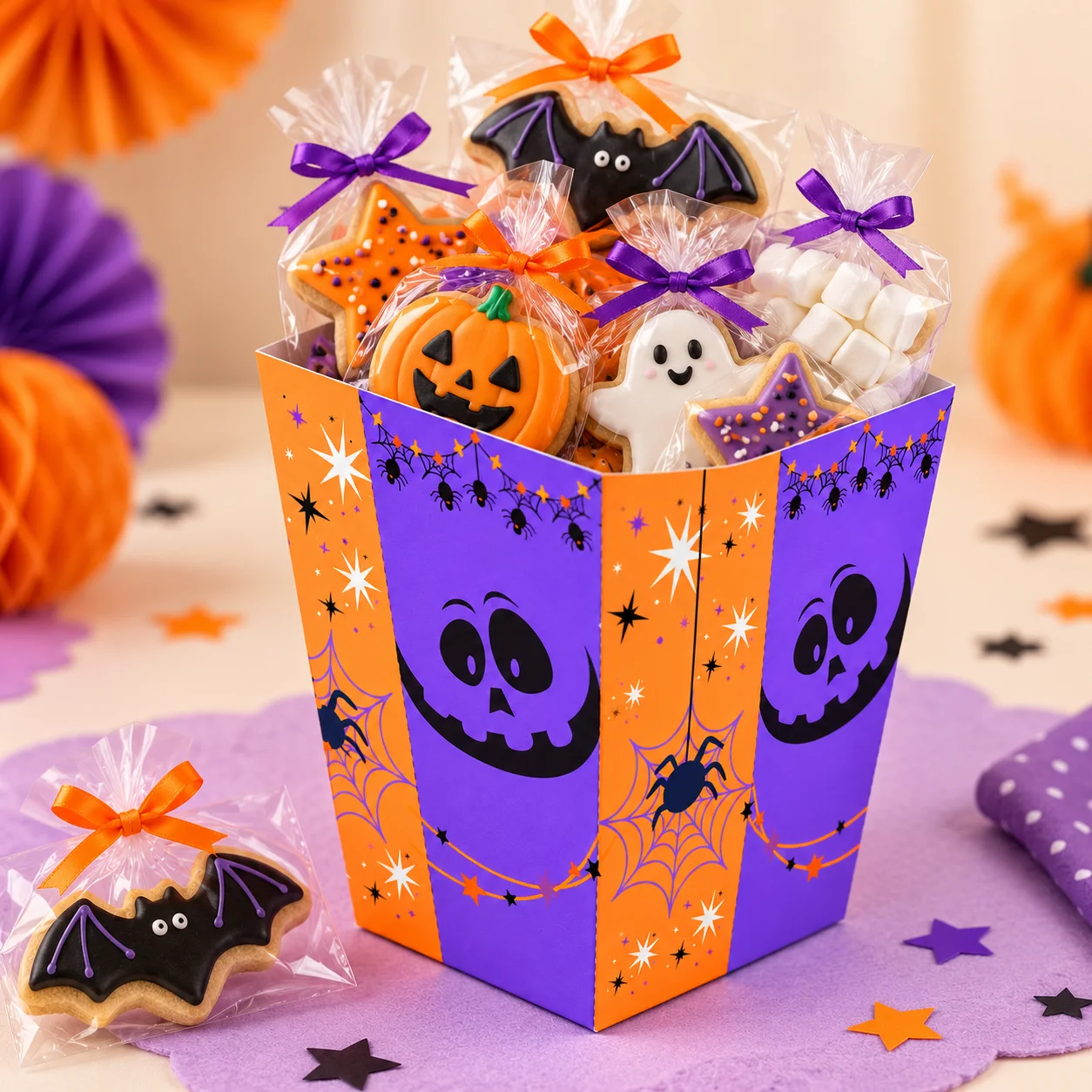 Caixinha de Halloween para Imprimir – Lembrancinha em PDF — Datas comemorativas para Educação Infantil: Caixinha…