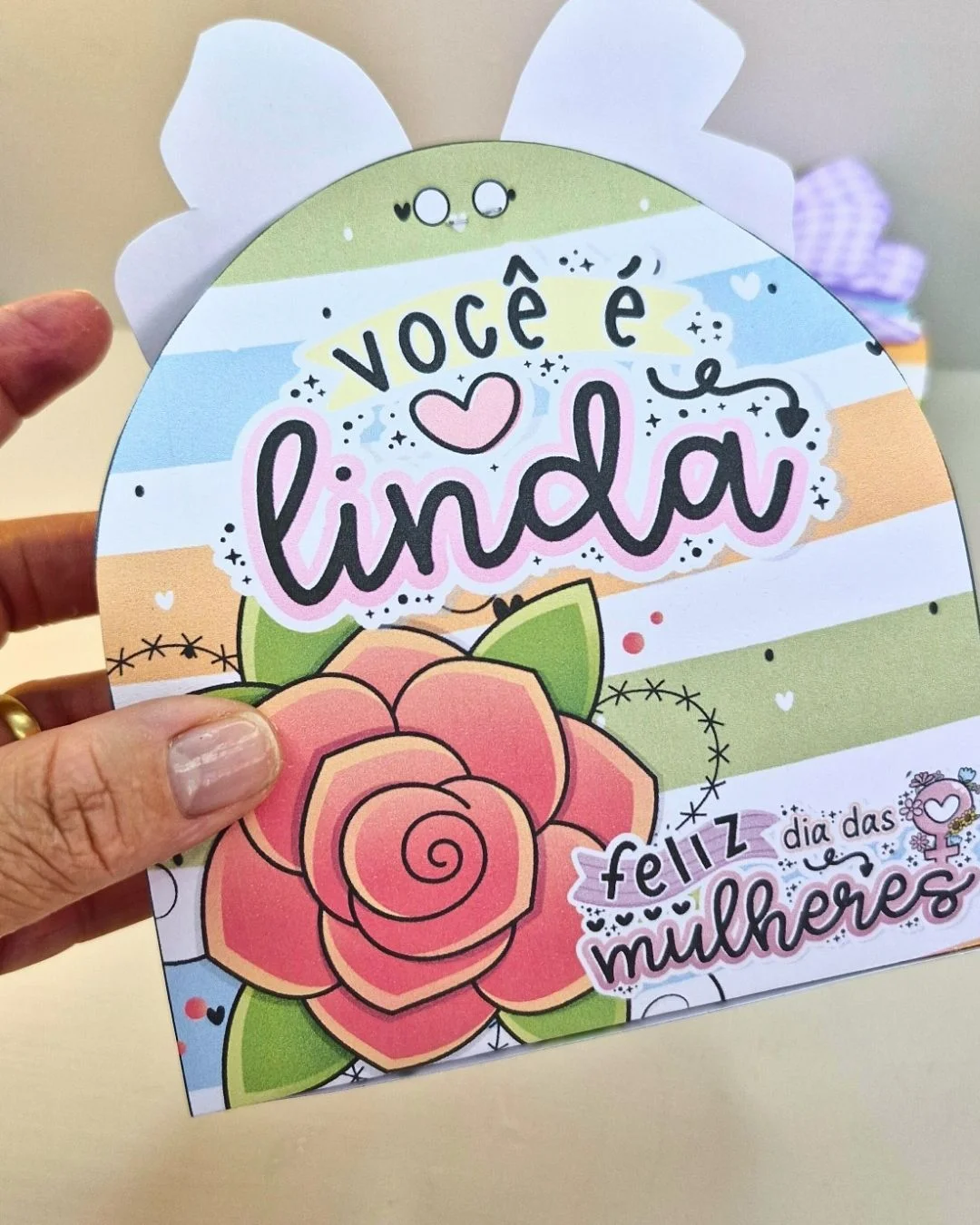 Caixinha Dia das Mulheres – Você é Linda — amostra 4: Um mimo simples que transmite carinho e valorização