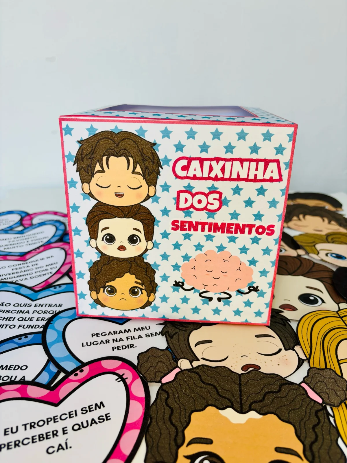 Caixinha dos sentimentos – Material Pedagógico — amostra 5: A Caixinha dos Sentimentos é um recurso pedagógico criativo e…
