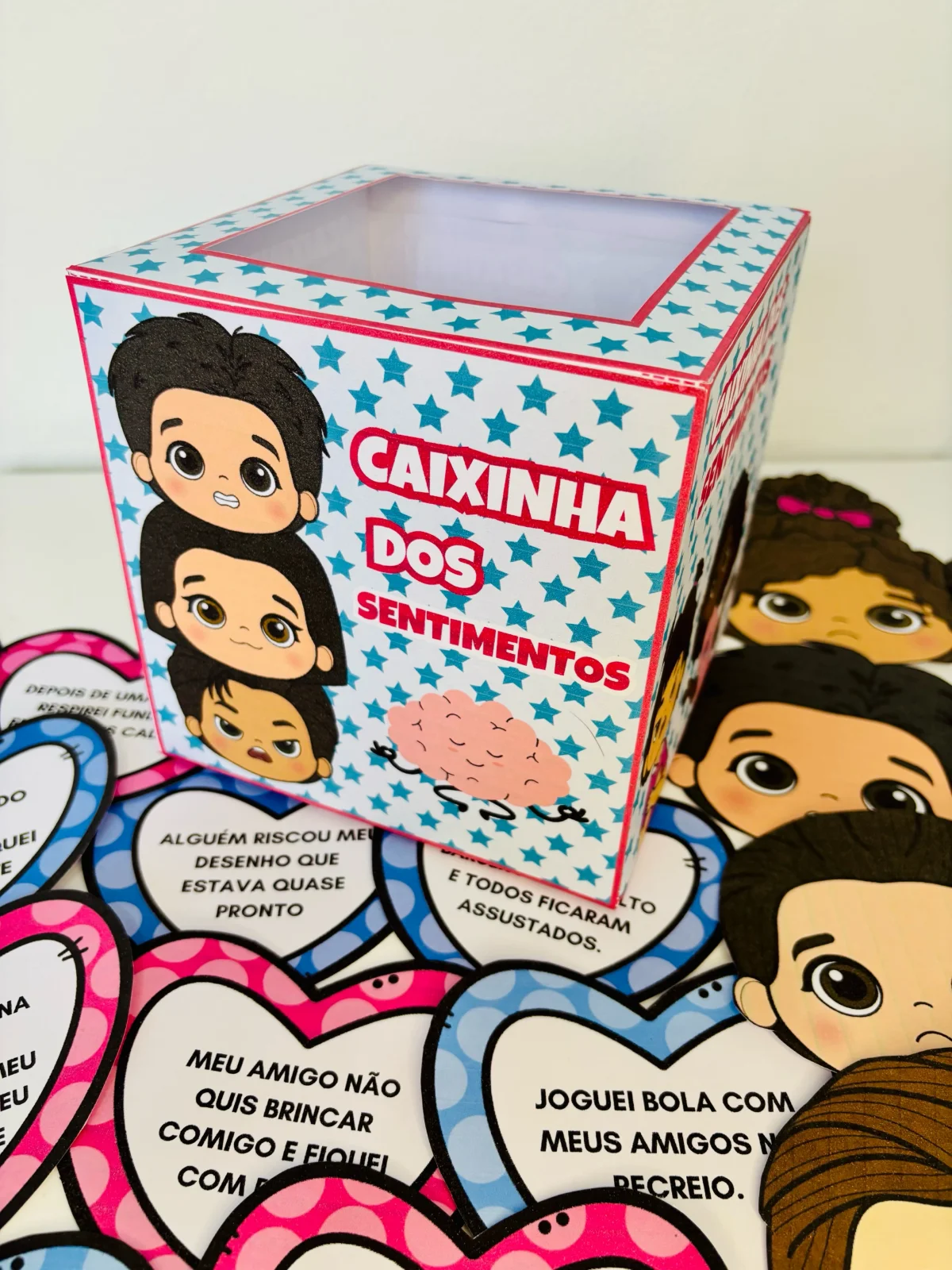 Caixinha dos sentimentos – Material Pedagógico — amostra 6: A Caixinha dos Sentimentos é um recurso pedagógico criativo e…