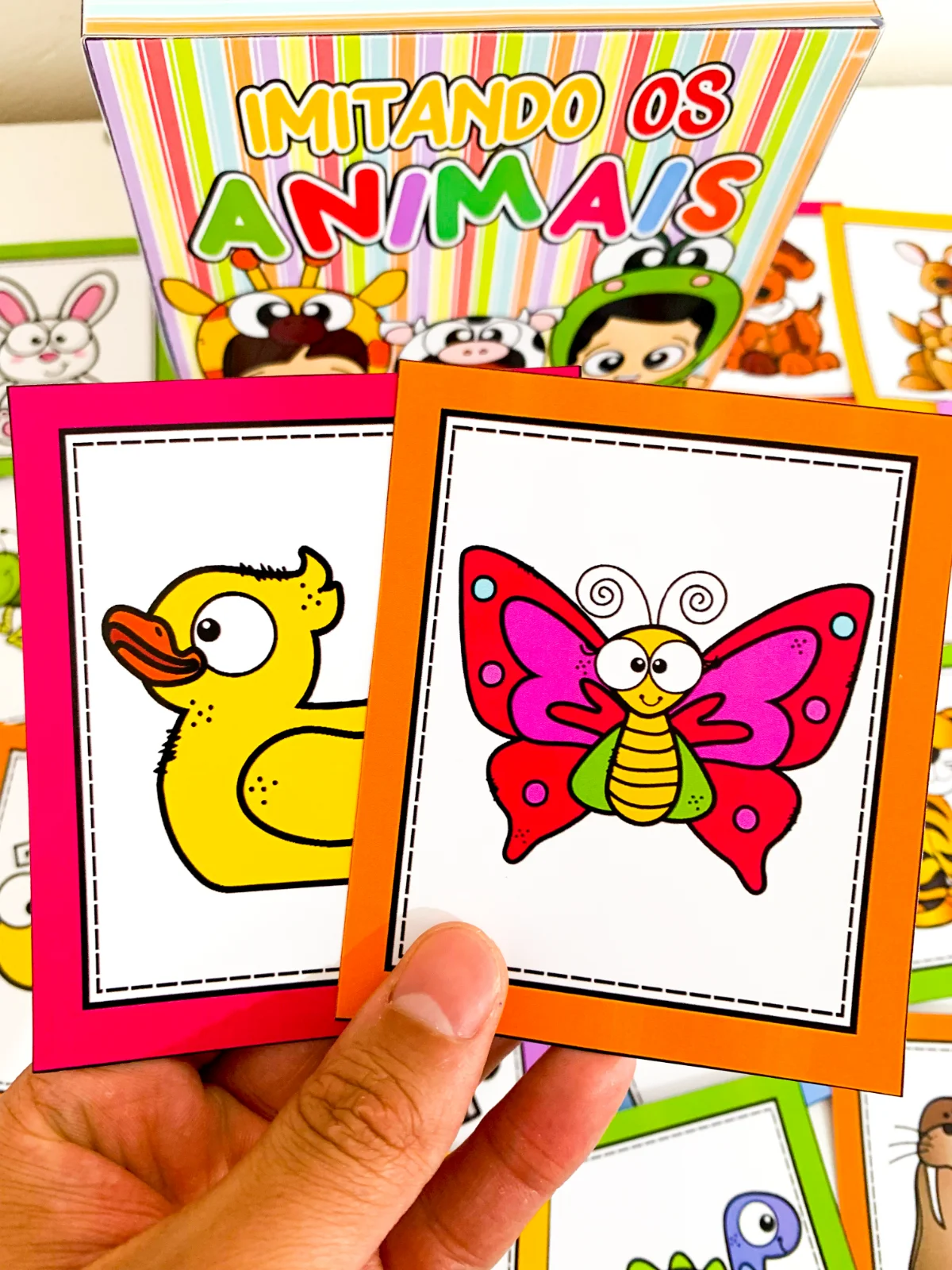 Caixinha Imitando os animais - Educação infantil — amostra 4: O arquivo "Caixinha Imitando os Animais " é um recurso…