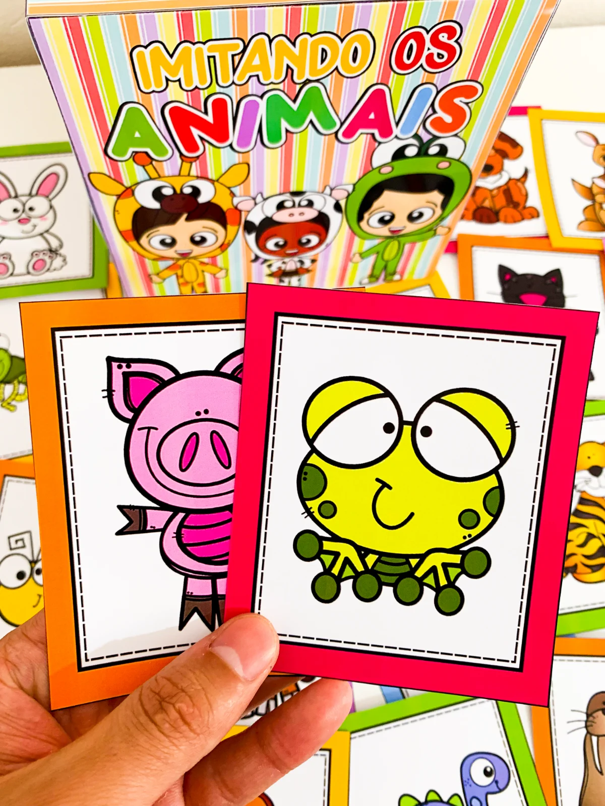 Caixinha Imitando os animais - Educação infantil — Alfabetização para Educação Infantil: O arquivo "Caixinha Imitando os…