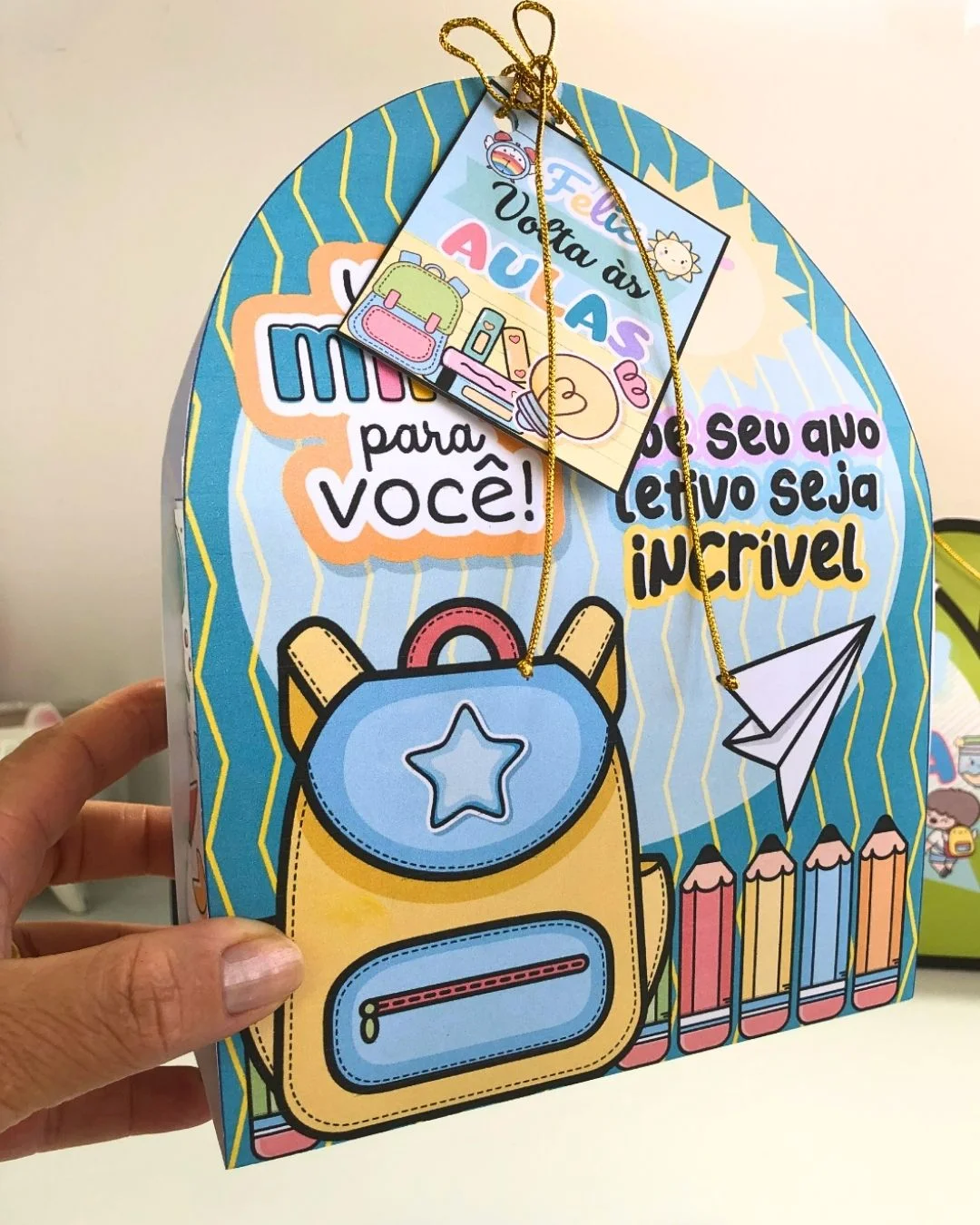 Caixinha Volta às Aulas Mimos – Material Pedagógico — amostra 1: Um arquivo lindo, fácil de montar e perfeito para…