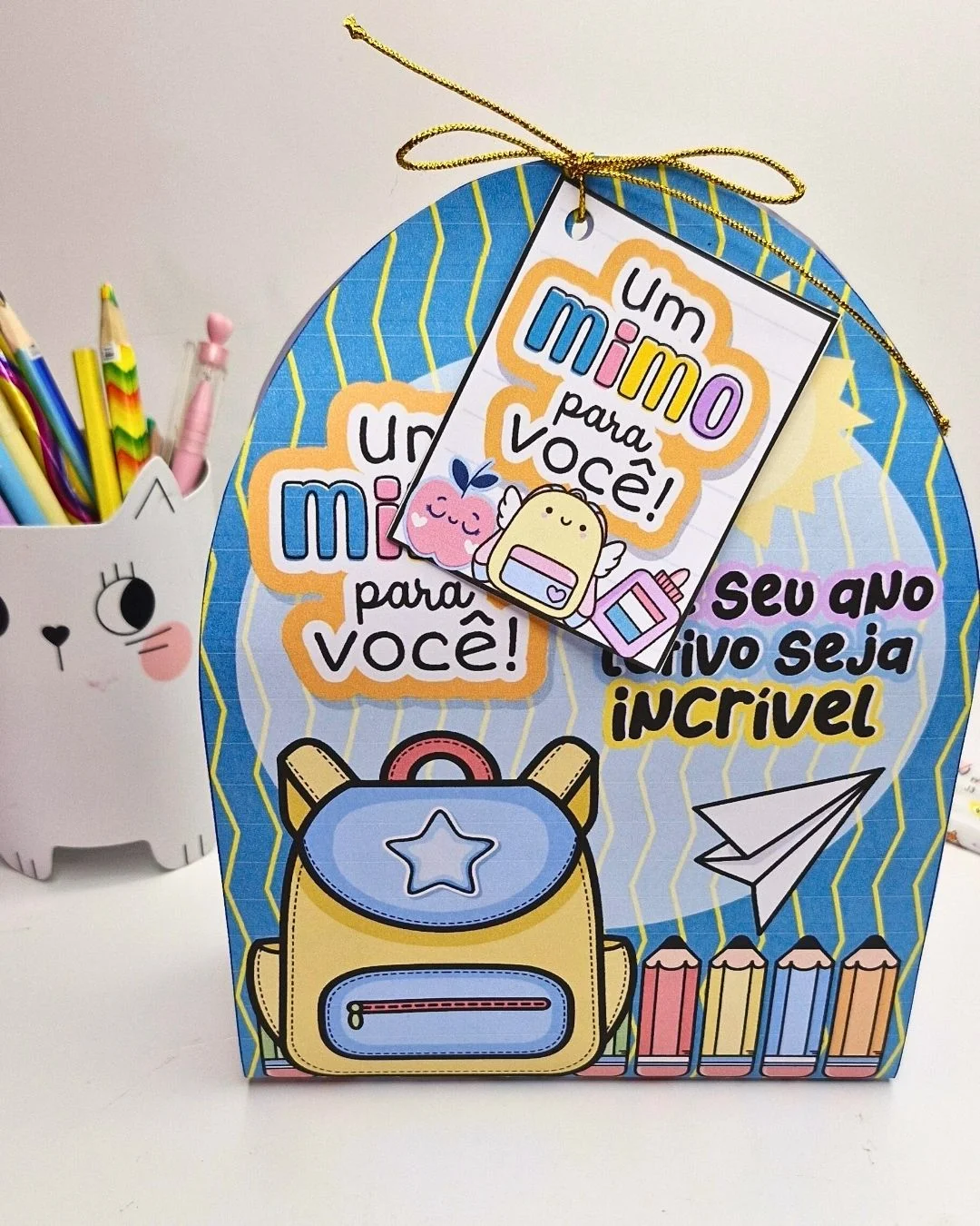 Caixinha Volta às Aulas Mimos – Material Pedagógico — amostra 3: Um arquivo lindo, fácil de montar e perfeito para…