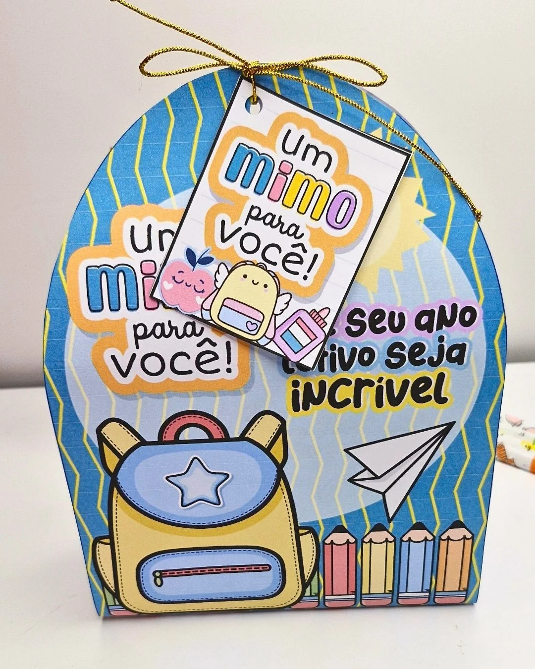 Caixinha Volta às Aulas Mimos – Material Pedagógico — amostra 4: Um arquivo lindo, fácil de montar e perfeito para…