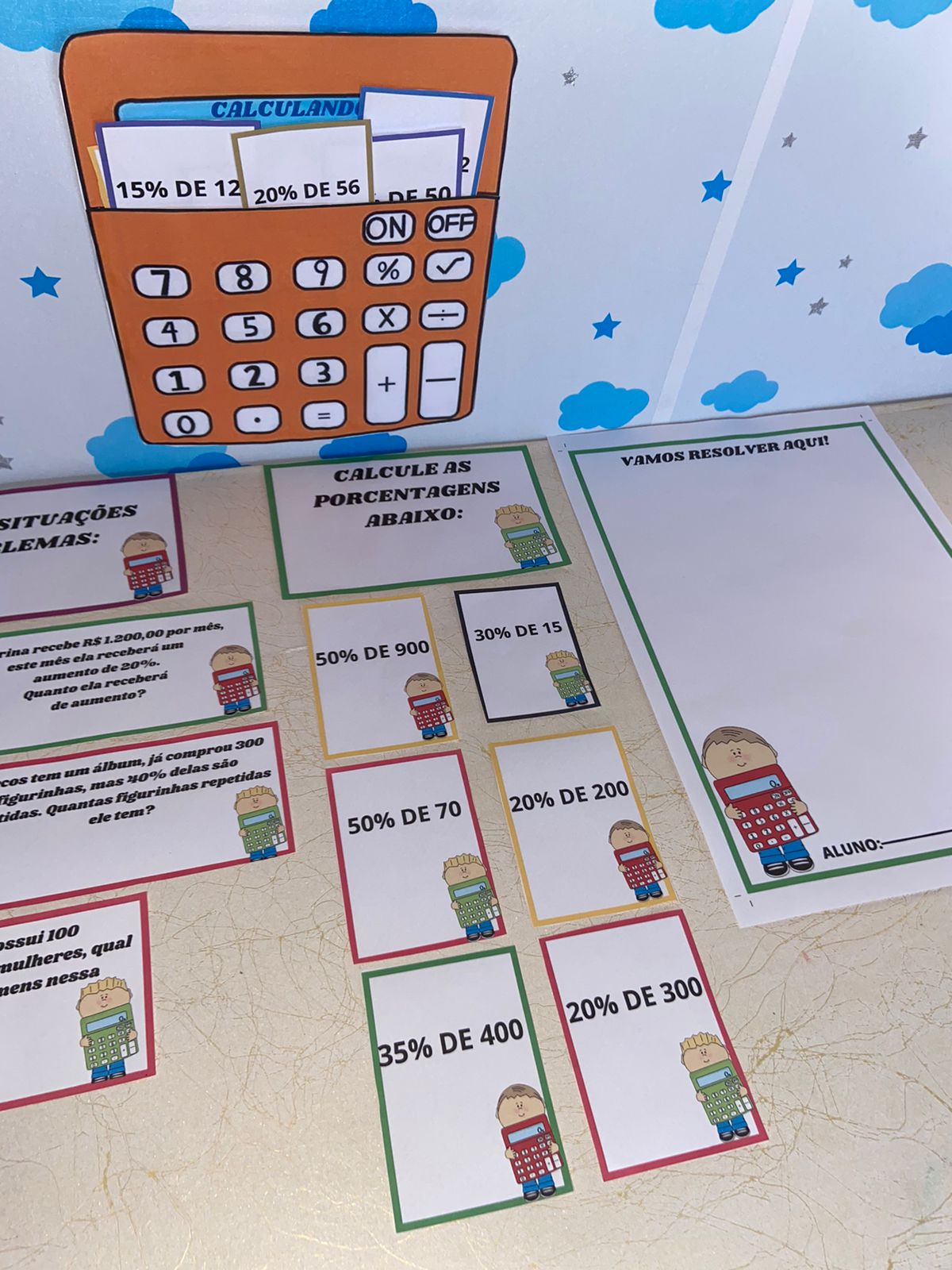 Calculando porcentagem – PDF para Imprimir | 5º ano — capa do material
