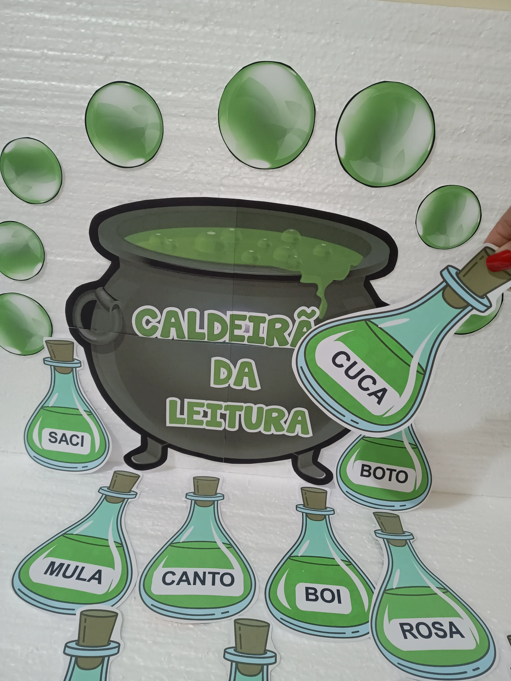 CALDEIRÃO DA LEITURA / ATIVIDADE DE ALFABETIZAÇÃO — Alfabetização para Todas as séries: Uma atividade mágica para encantar…