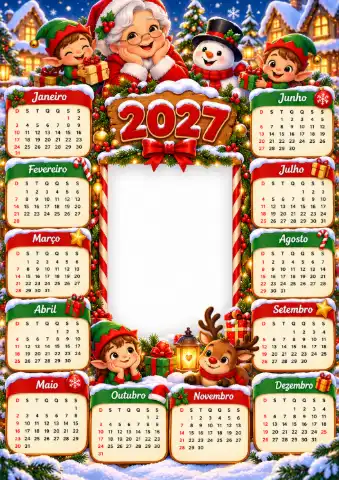 Calendário de Natal Decorativo em PDF — amostra 3: Como usar em sala Calendário de Natal Decorativo em PDF — amostra 3: Como usar em sala