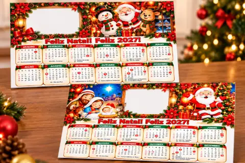 CALENDÁRIO DECORATIVO DE NATAL 2027 (COMBO) — amostra 1: O que é CALENDÁRIO DECORATIVO DE NATAL 2027 (COMBO) — amostra 1: O que é