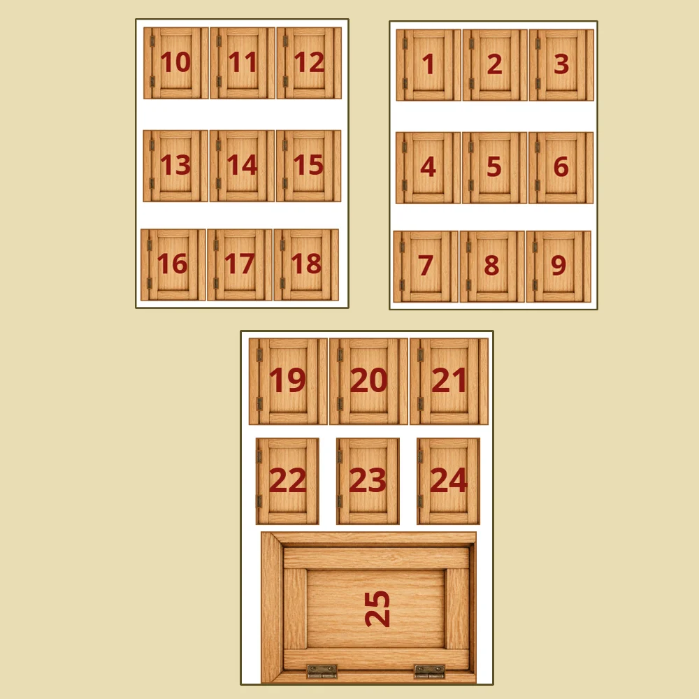 CALENDÁRIO DO ADVENTO - 25 Dias de Esperança, Amor e Luz — amostra 3: Mais do que um calendário, é um convite diário à fé,…