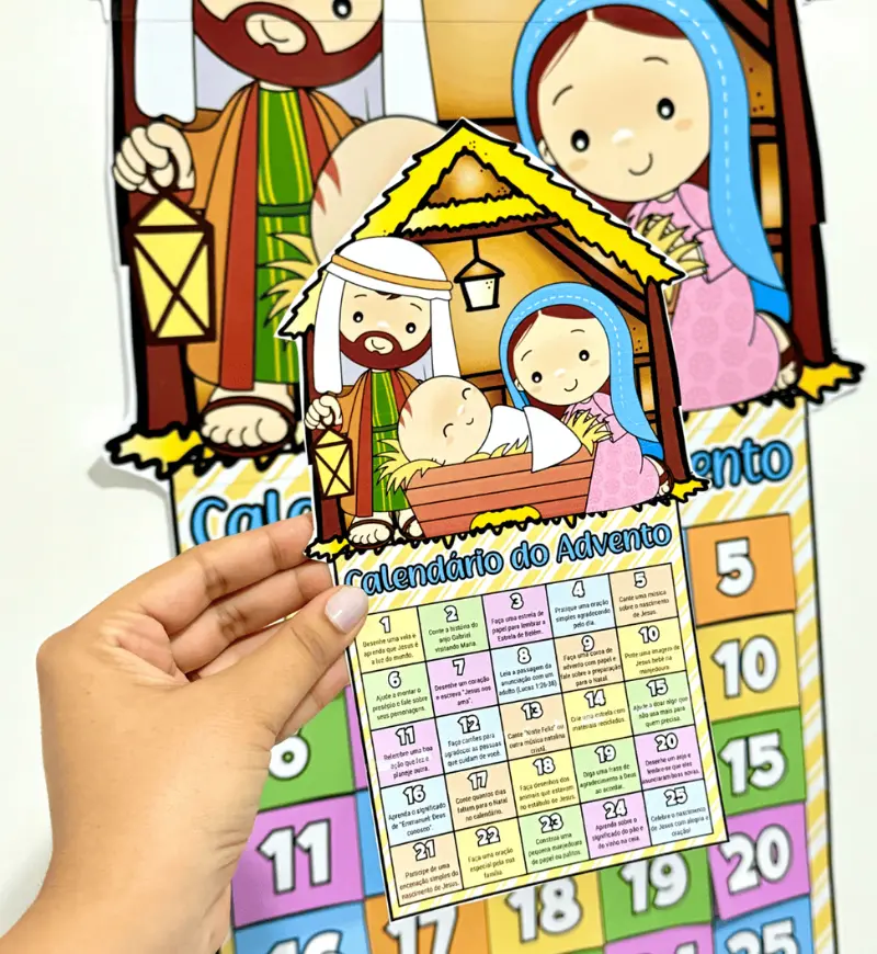 Calendário do Advento com Presépio: Cartaz em PDF para Imprimir — amostra 4: Para quem é indicado