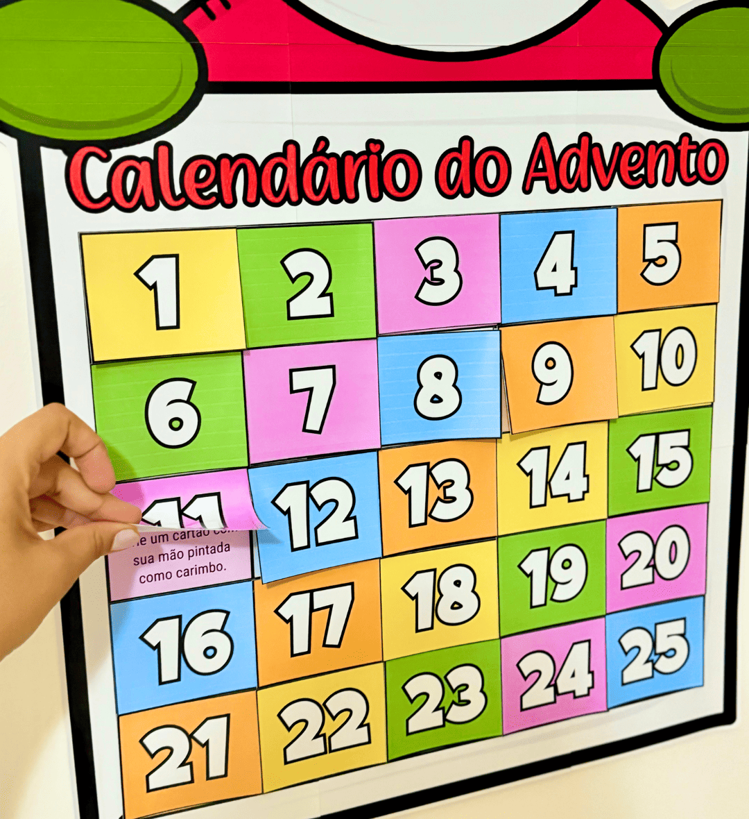 Calendário do Advento Papai Noel: Cartaz Natalino em PDF — amostra 4: Para quem este calendário é indicado