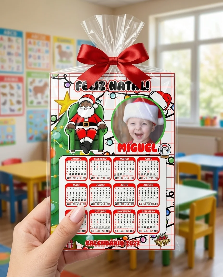 CALENDÁRIO EDITÁVEL PERSONALIZADO – NATAL — amostra 2: Nosso calendário personalizado de Natal é a escolha perfeita para…