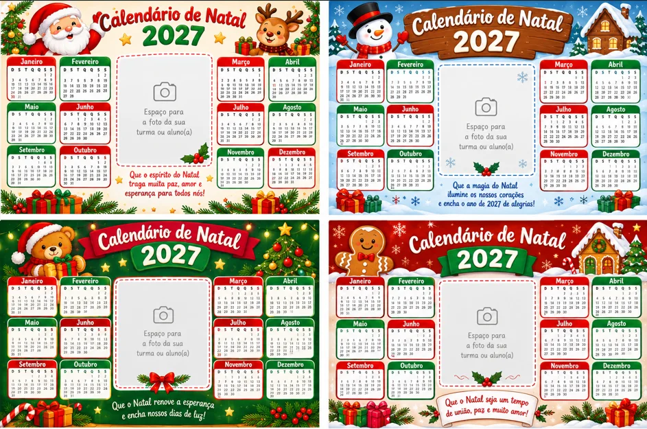 Calendário para 2027 com tema natalino em pdf — amostra 2: Transforme o Natal em uma recordação ainda mais especial com… Calendário para 2027 com tema natalino em pdf — amostra 2: Transforme o Natal em uma recordação ainda mais especial com…