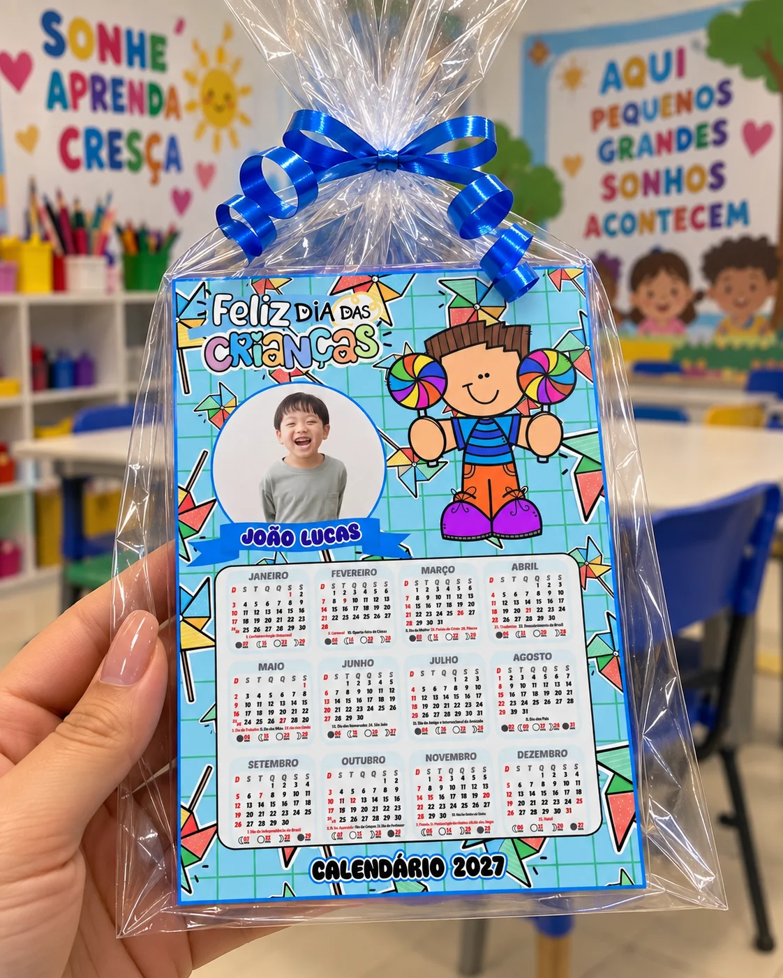 CALENDÁRIO PERSONALIZADO – DIA DAS CRIANÇAS — amostra 2: Sobre o CALENDÁRIO PERSONALIZADO – DIA DAS CRIANÇAS