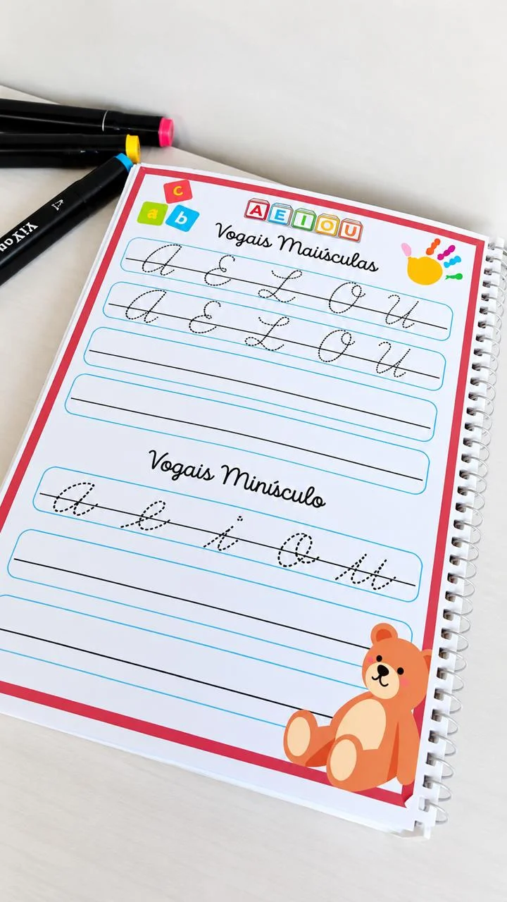 Caligrafia Cursiva – Atividades para Educação Infantil! — amostra 2: Caligrafia Atividades para Educação Infantil Um…