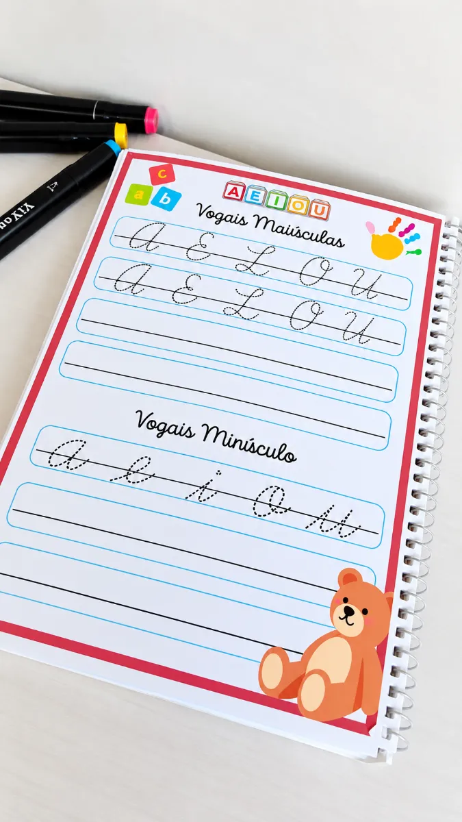 Caligrafia Cursiva – Atividades Para educação Infantil — amostra 1: Caligrafia Cursiva – Atividades Para educação Infantil…