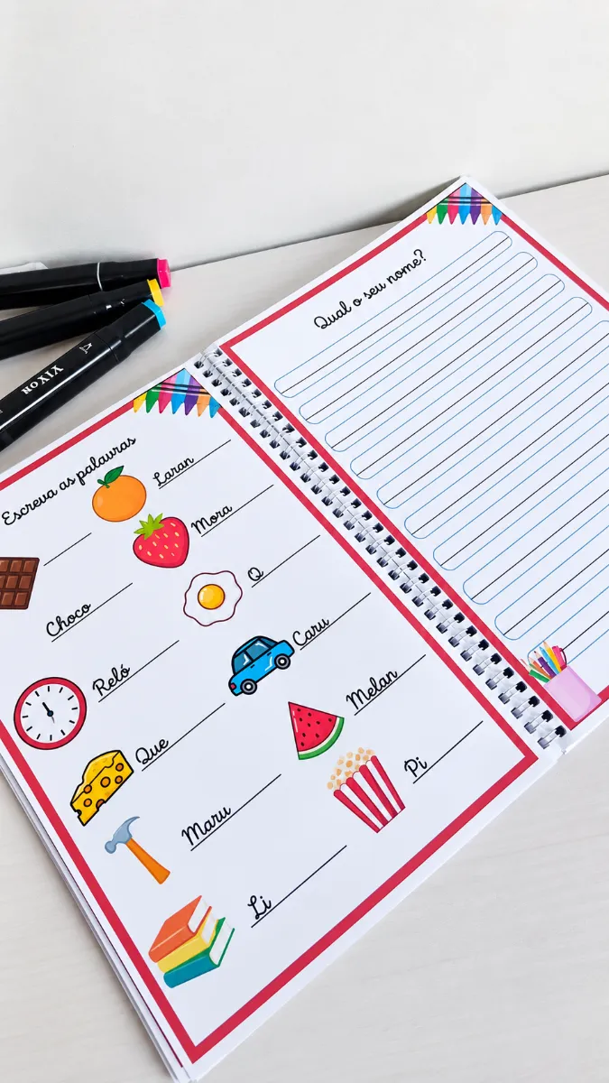 Caligrafia Cursiva – Atividades Para educação Infantil — amostra 5: ✔ Educação Infantil ✔ Alfabetização ✔ Reforço escolar ✔…