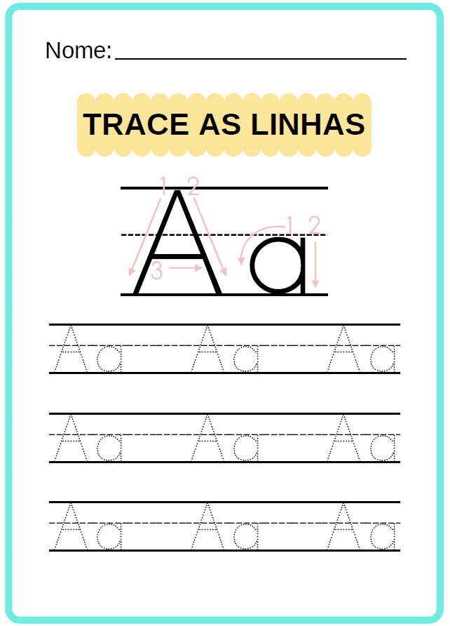 CALIGRAFIA - MINI APOSTILA - ANOS INICIAIS - 166 PÁGINAS — amostra 4: Este material reúne atividades para praticar a…