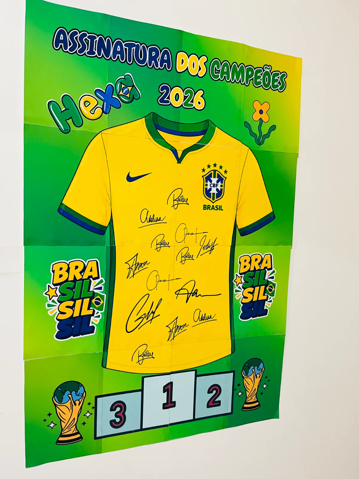 Camisa Assinatura dos Campeões - Copa do Mundo — amostra 1: Uma atividade divertida e significativa para celebrar a Copa…