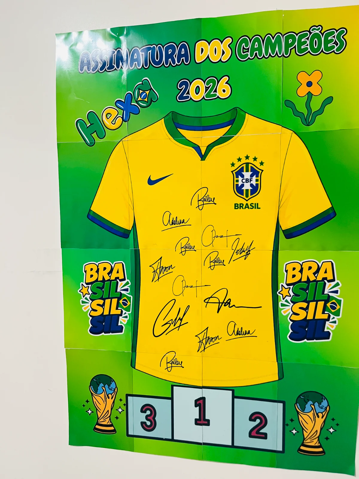 Camisa Assinatura dos Campeões - Copa do Mundo — amostra 2: Uma atividade divertida e significativa para celebrar a Copa…