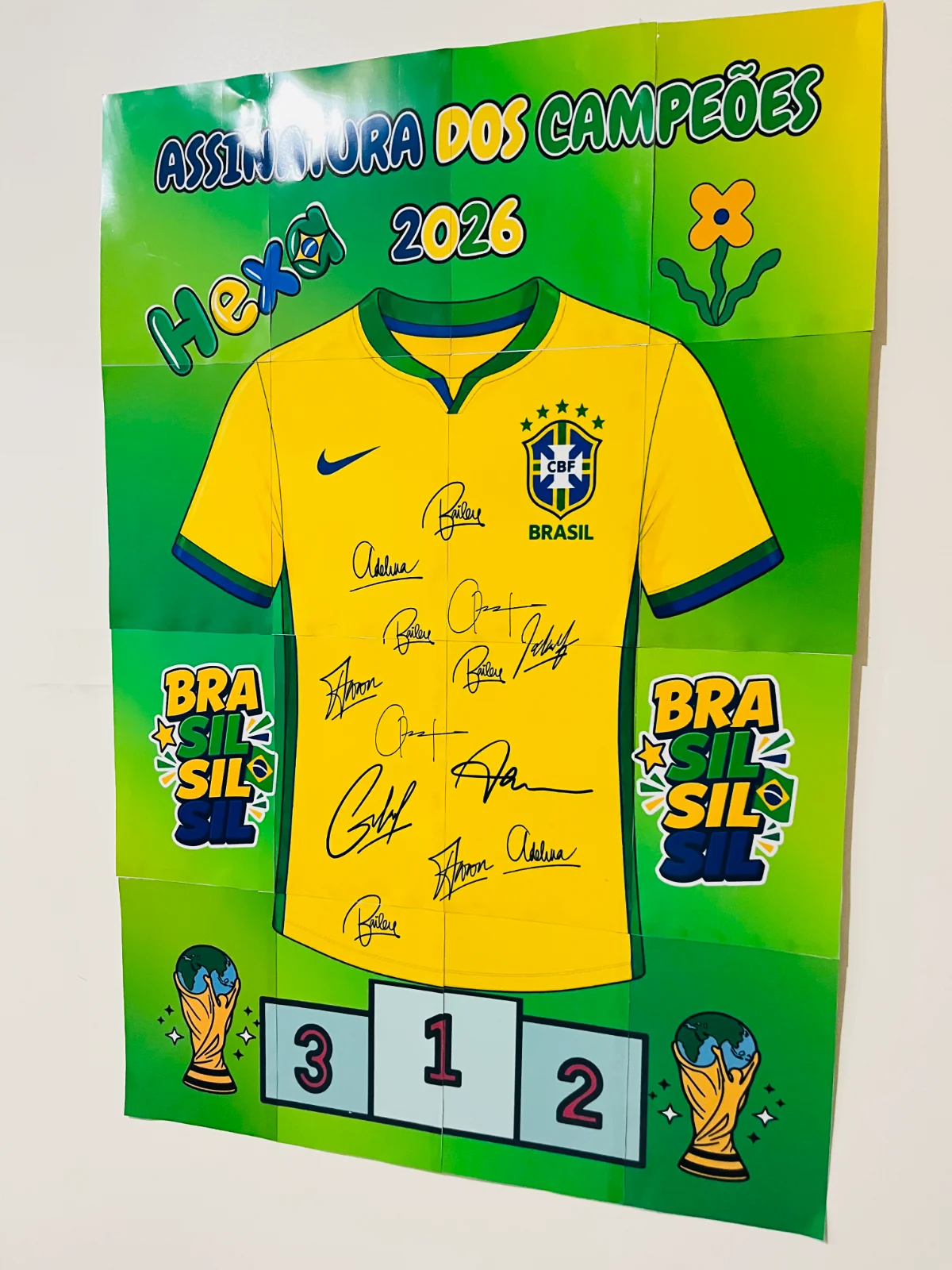Camisa Assinatura dos Campeões - Copa do Mundo — amostra 3: Uma atividade divertida e significativa para celebrar a Copa…