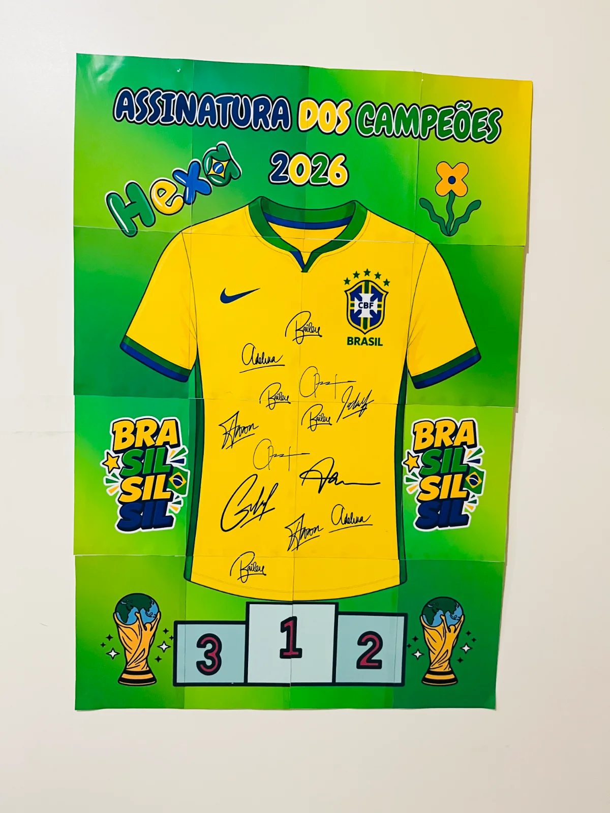 Camisa Assinatura dos Campeões - Copa do Mundo — amostra 4: Uma atividade divertida e significativa para celebrar a Copa…
