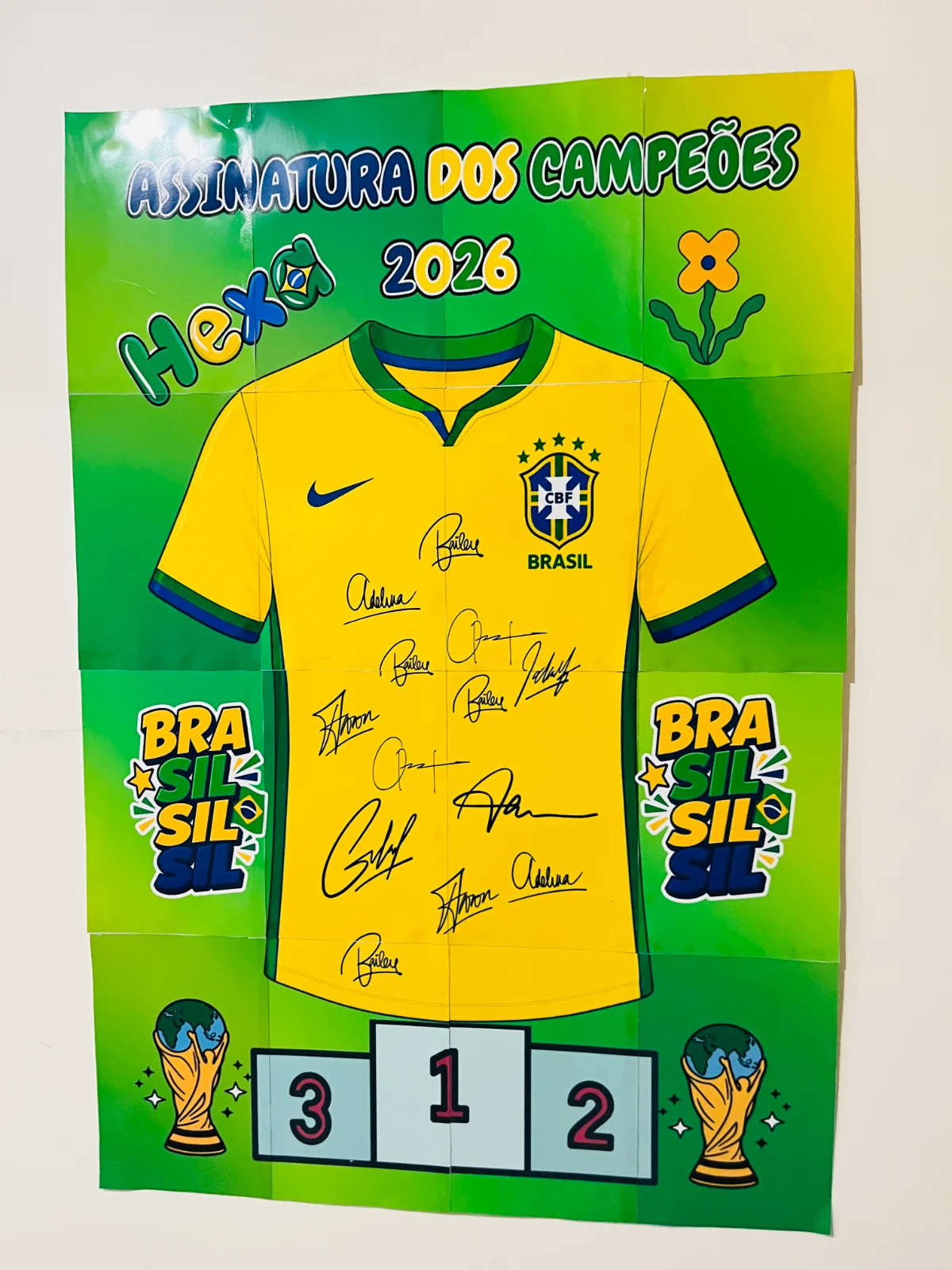 Camisa Assinatura dos Campeões - Copa do Mundo — amostra 7: Uma atividade divertida e significativa para celebrar a Copa…