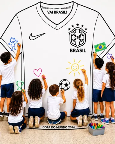 CAMISA — amostra 2: Uma proposta criativa e divertida para trabalhar a Copa do Mundo 2026 com os alunos