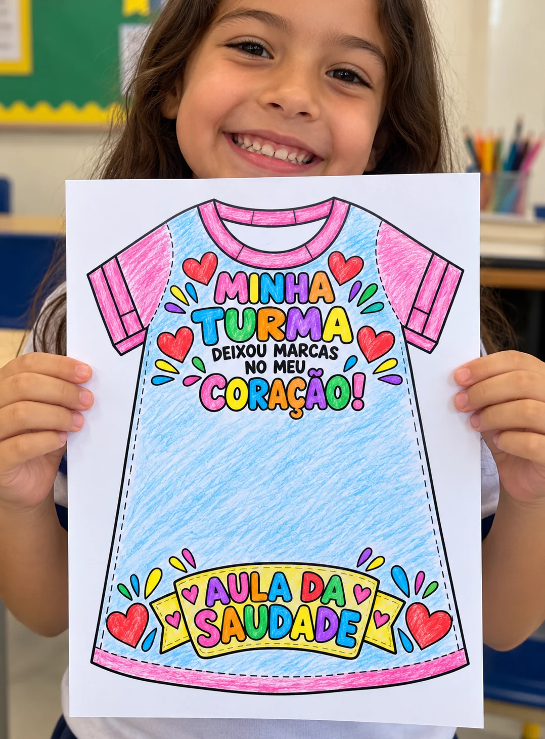Camiseta da Saudade – Kit Aula da Saudade com Painel PDF — amostra 3: 🌈 UMA PROPOSTA, VÁRIAS POSSIBILIDADES! Camiseta da Saudade – Kit Aula da Saudade com Painel PDF — amostra 3: 🌈 UMA PROPOSTA, VÁRIAS POSSIBILIDADES!