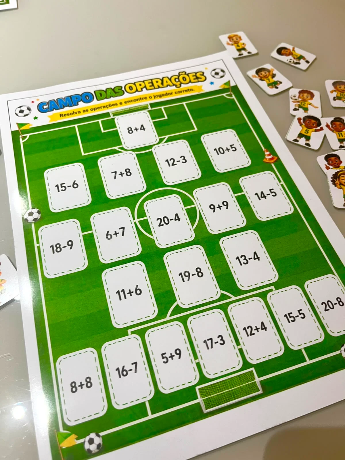 Campeonatpo das 4 operações – PDF para Imprimir — amostra 1: O que vem no material