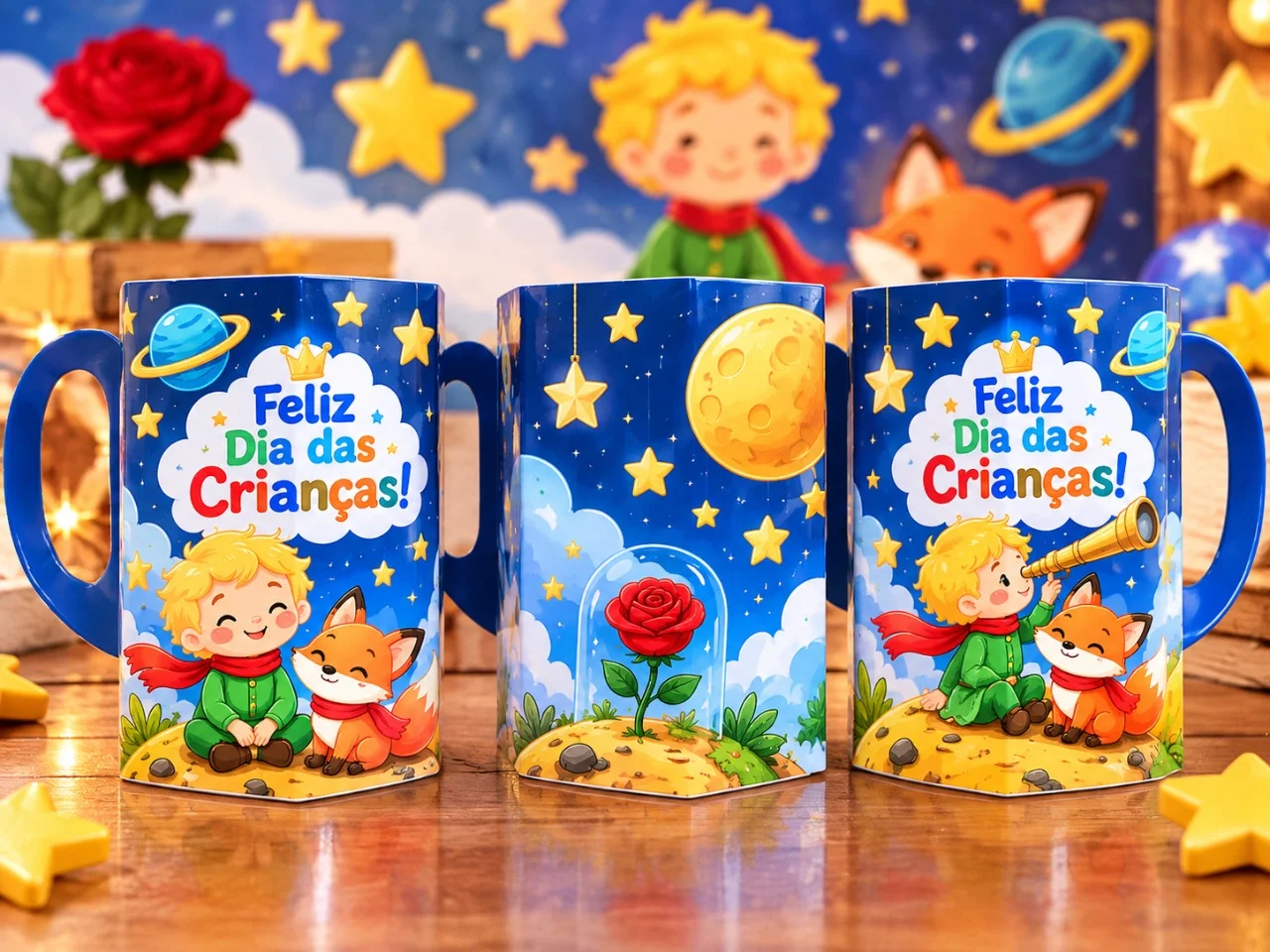 CANECA PARA BOMBOM DIA DAS CRIANÇAS – PEQUENO PRÍNCIPE — Datas comemorativas para Todas as séries: Uma lembrancinha…