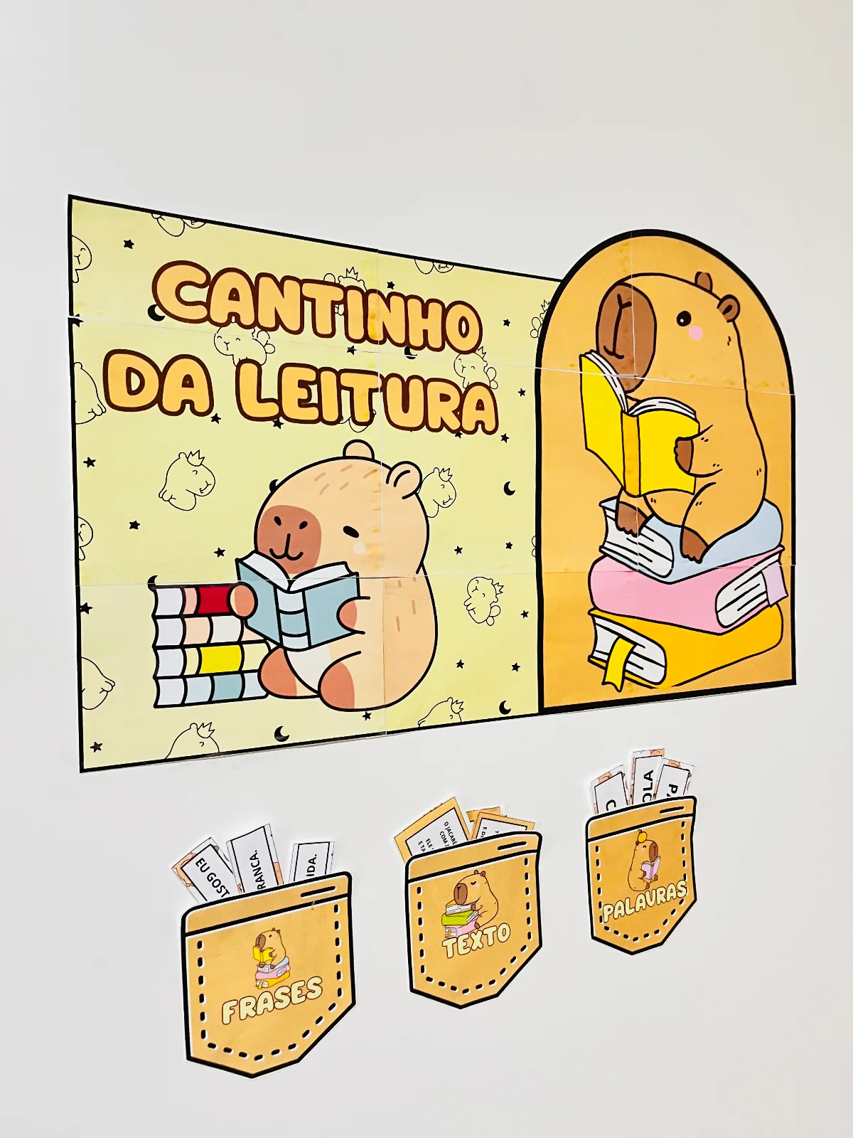 Cantinho da Leitura - Tema Capivaras – PDF para Imprimir — amostra 2: Sobre o Cantinho da Leitura - Tema Capivaras