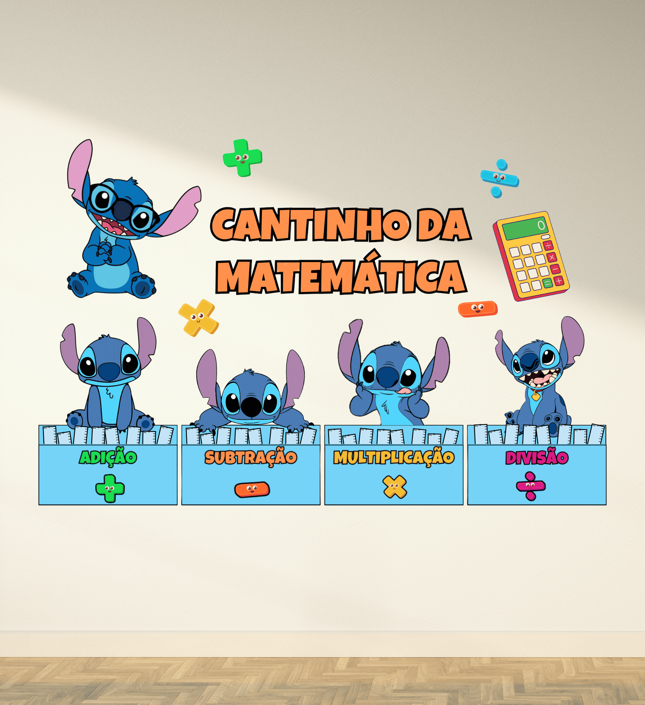 Cantinho da Matemática com tema Stitch: PDF para imprimir — Matemática para Educação Infantil: Organize o Cantinho da…