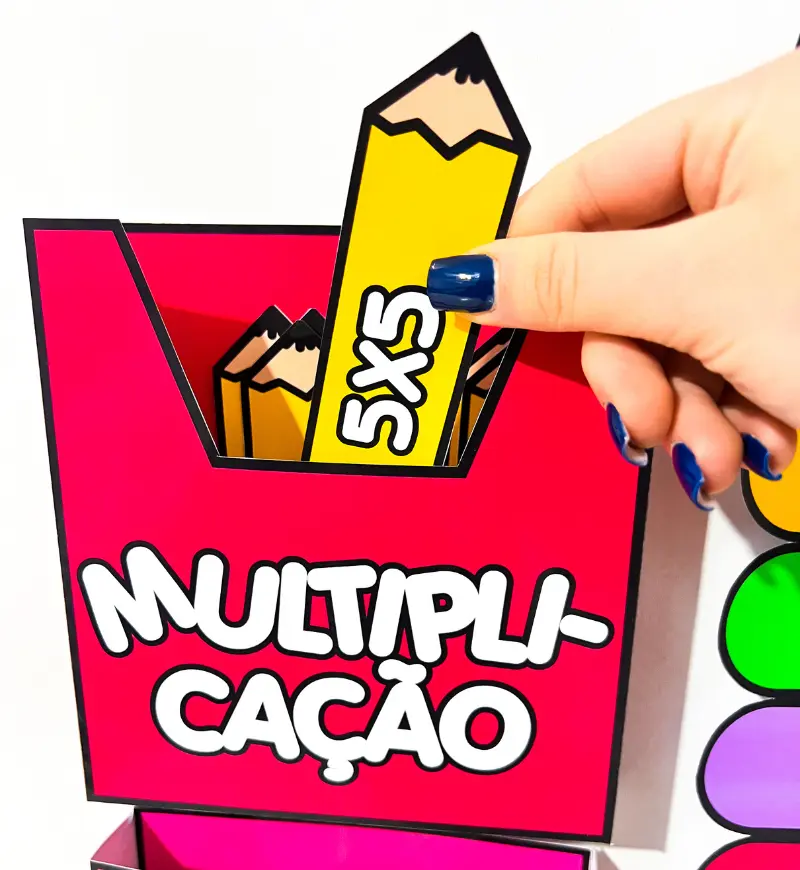 Cantinho da Matemática: Painel e Fichas em PDF para Imprimir — amostra 6: Organize um espaço para explorar números e…