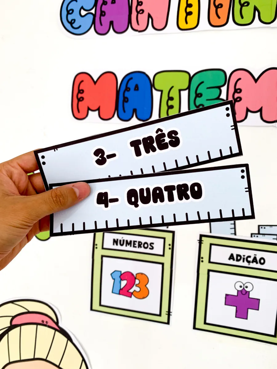 Cantinho da Matemática para Educação Infantil e Anos Iniciais — amostra 1: Recurso Cantinho da Matemática para trabalhar…