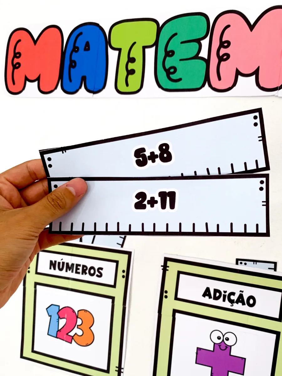 Cantinho da Matemática para Educação Infantil e Anos Iniciais — amostra 2: Recurso Cantinho da Matemática para trabalhar…