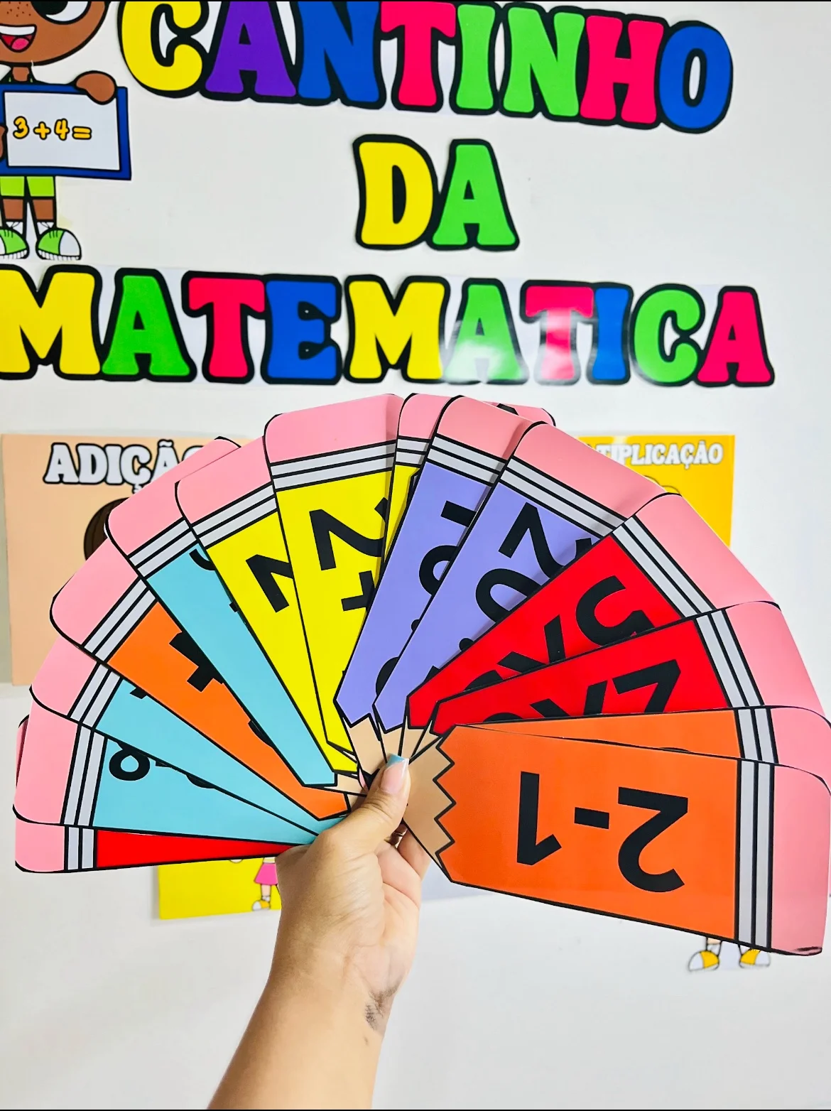 Cantinho da matemática — amostra 1: Recurso cantinho da matemática Um recurso lindo e muito útil que deixará suas aulas…