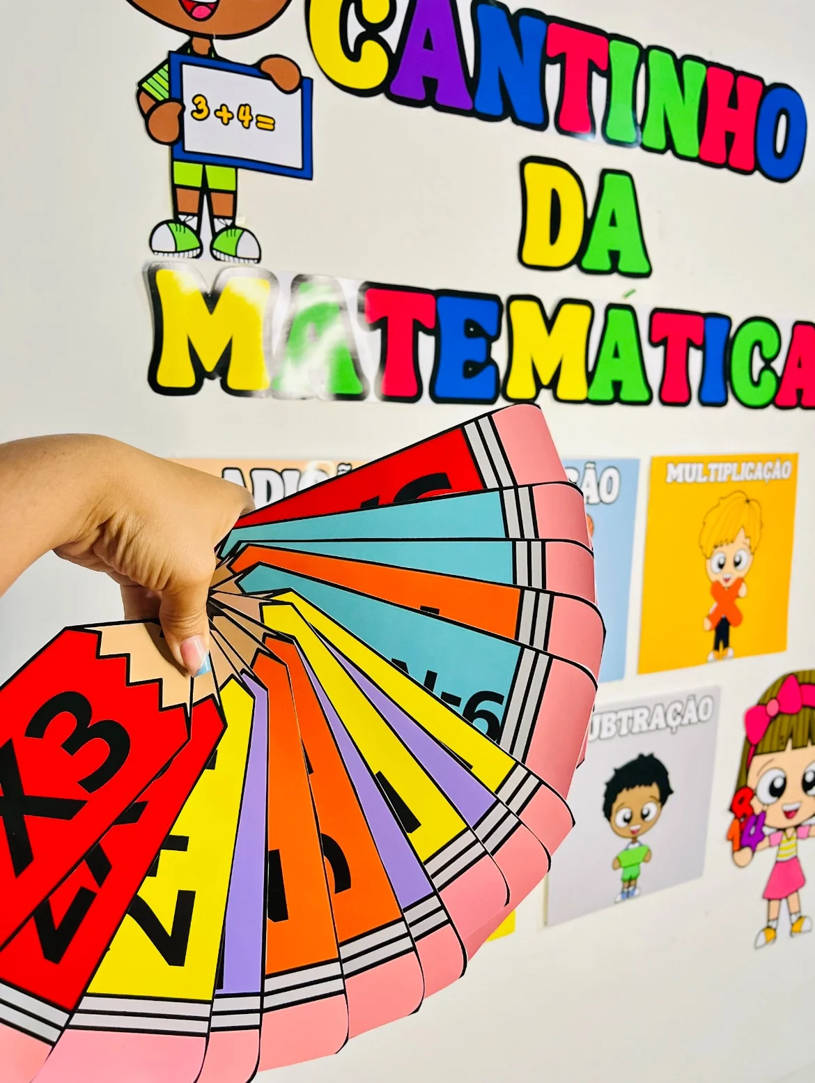 Cantinho da matemática — amostra 2: Recurso cantinho da matemática Um recurso lindo e muito útil que deixará suas aulas…
