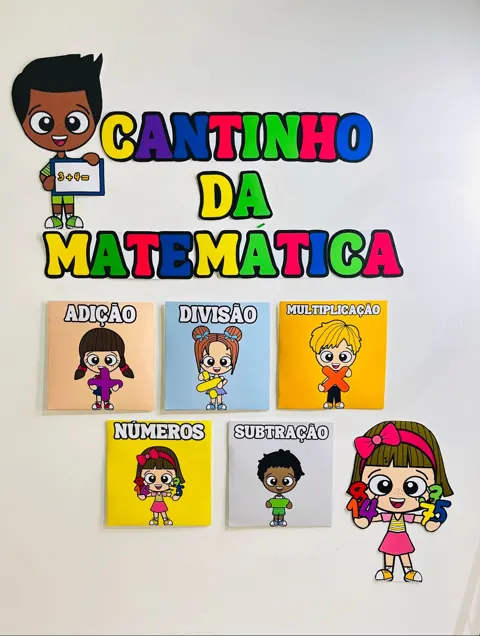 Cantinho da matemática — capa do material