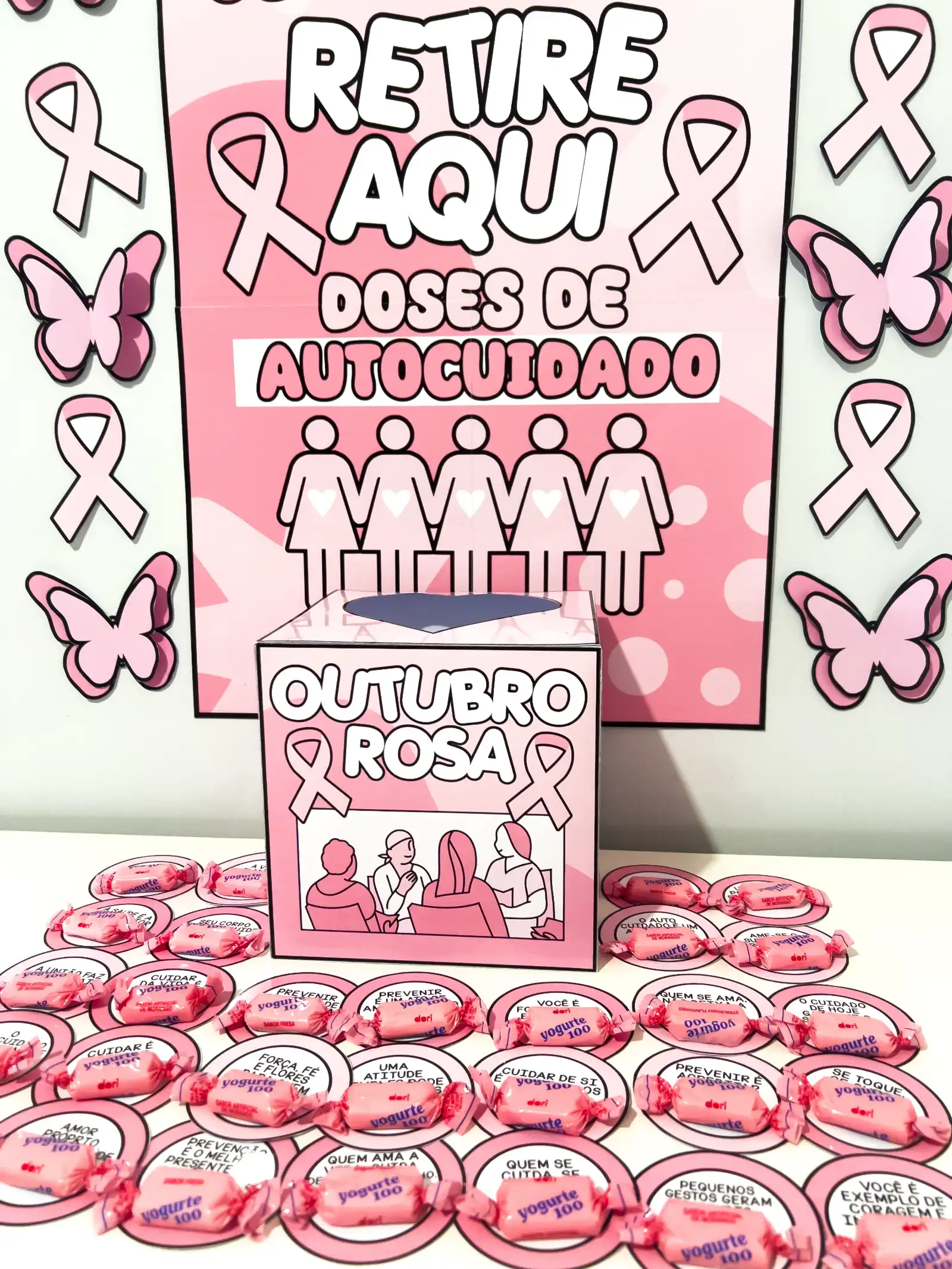 Cantinho motivacional Outubro Rosa – Material Pedagógico — capa do material