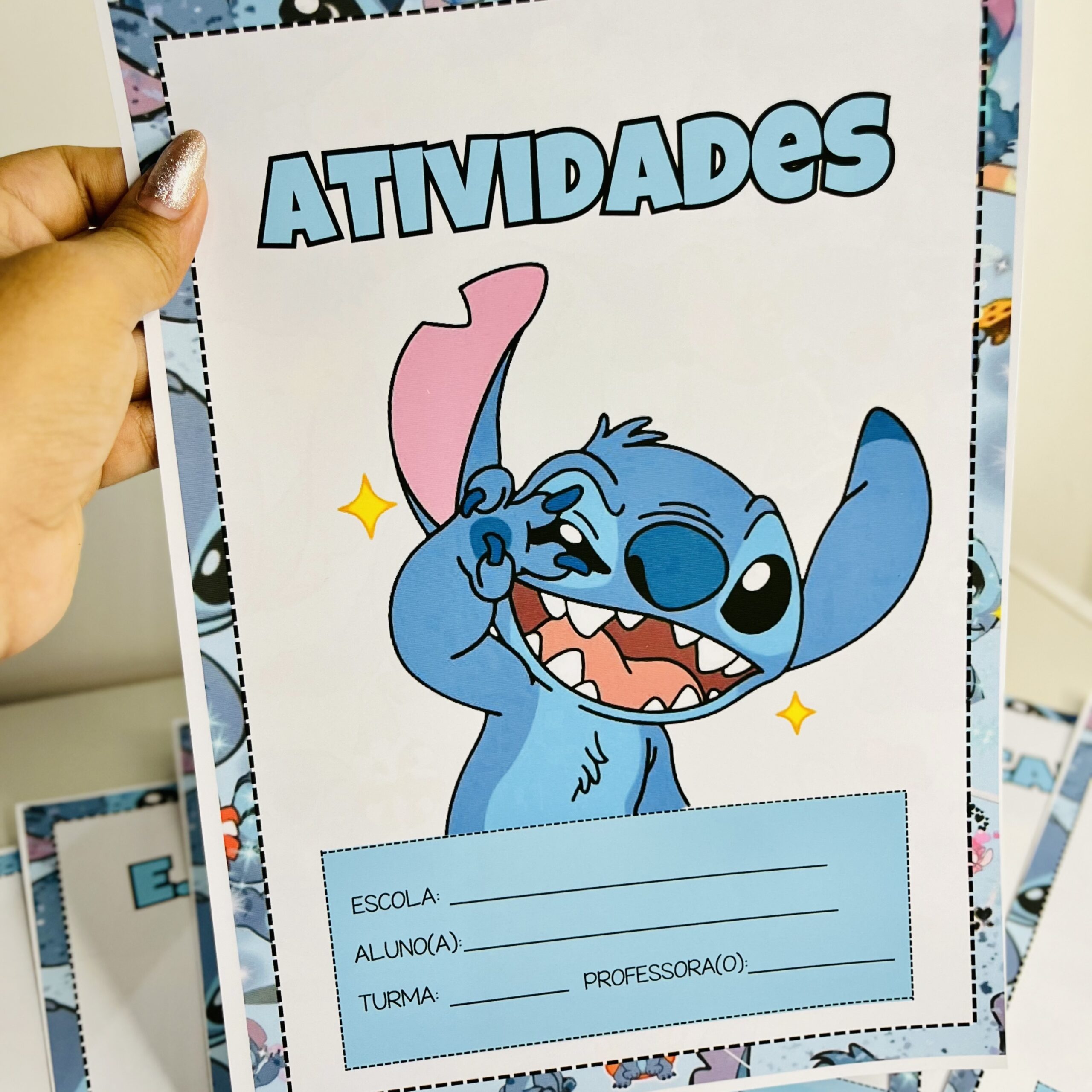 Capas para cadernos stitch | Educação Infantil e Anos Iniciais — Matemática para Educação Infantil: Apresentamos uma…