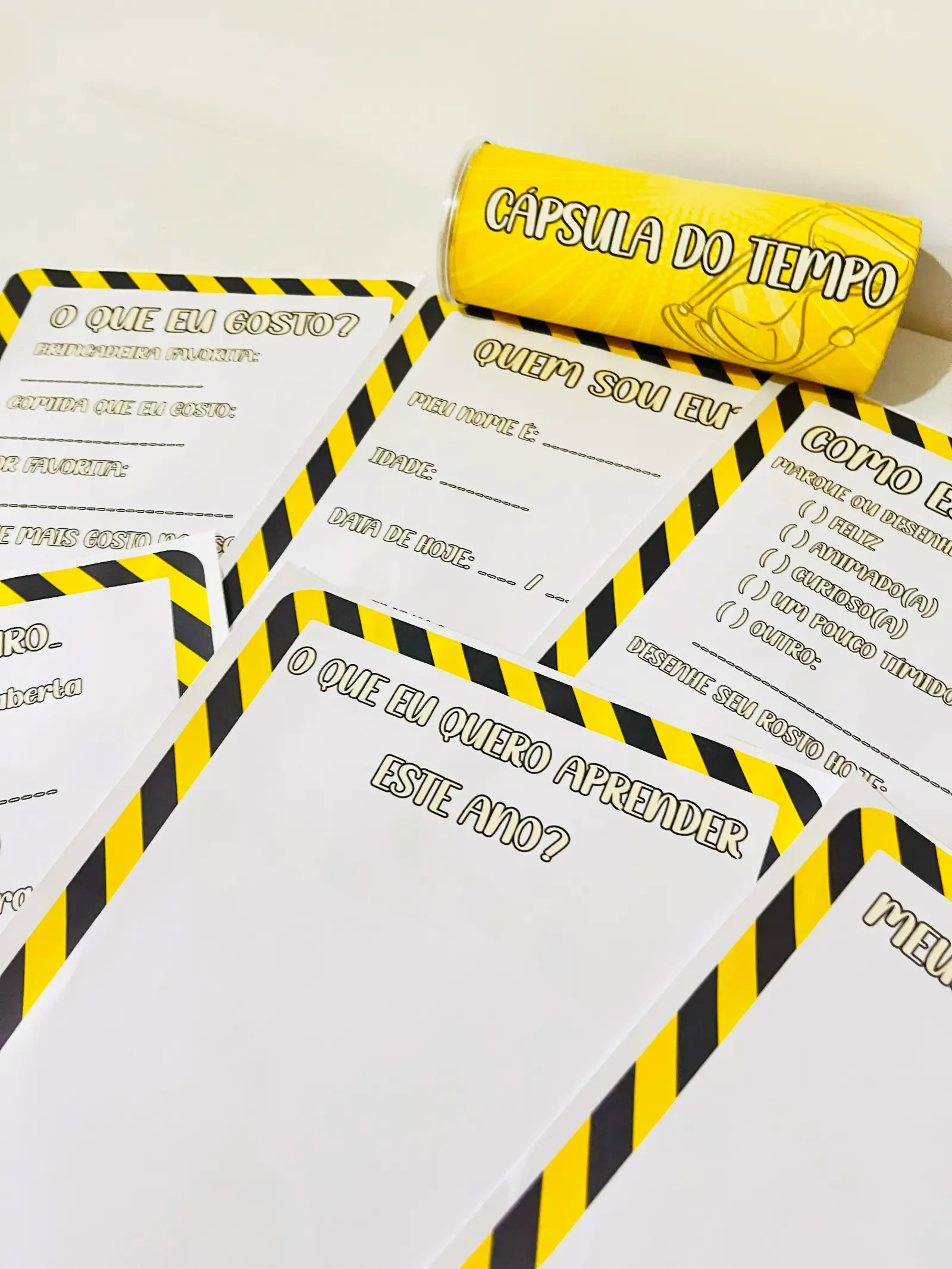 Cápsula do Tempo – Atividades para Imprimir — amostra 1: Sobre o Cápsula do Tempo