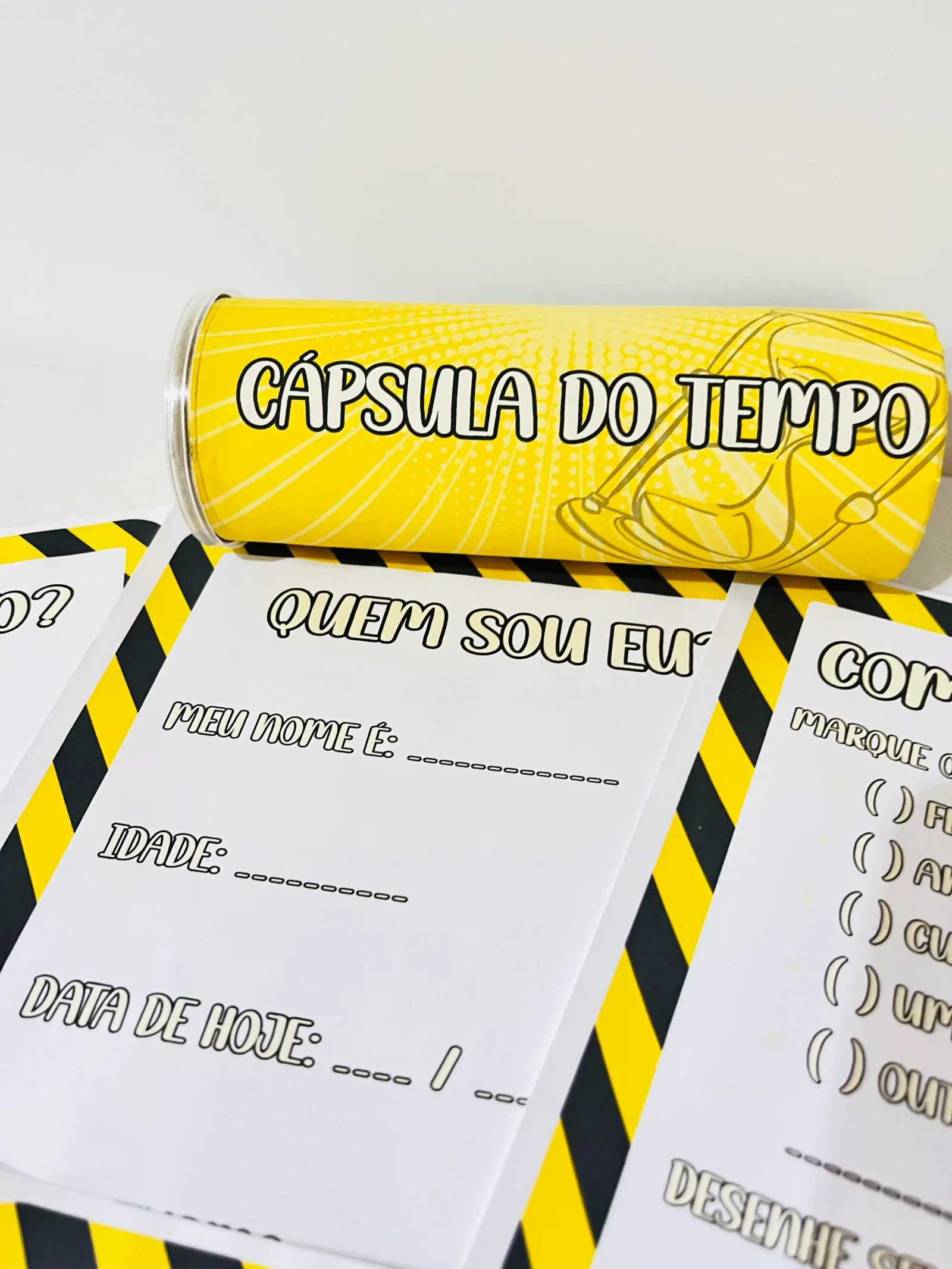 Cápsula do Tempo – Atividades para Imprimir — Alfabetização para Educação Infantil: Aqui, o aprender encontra a emoção