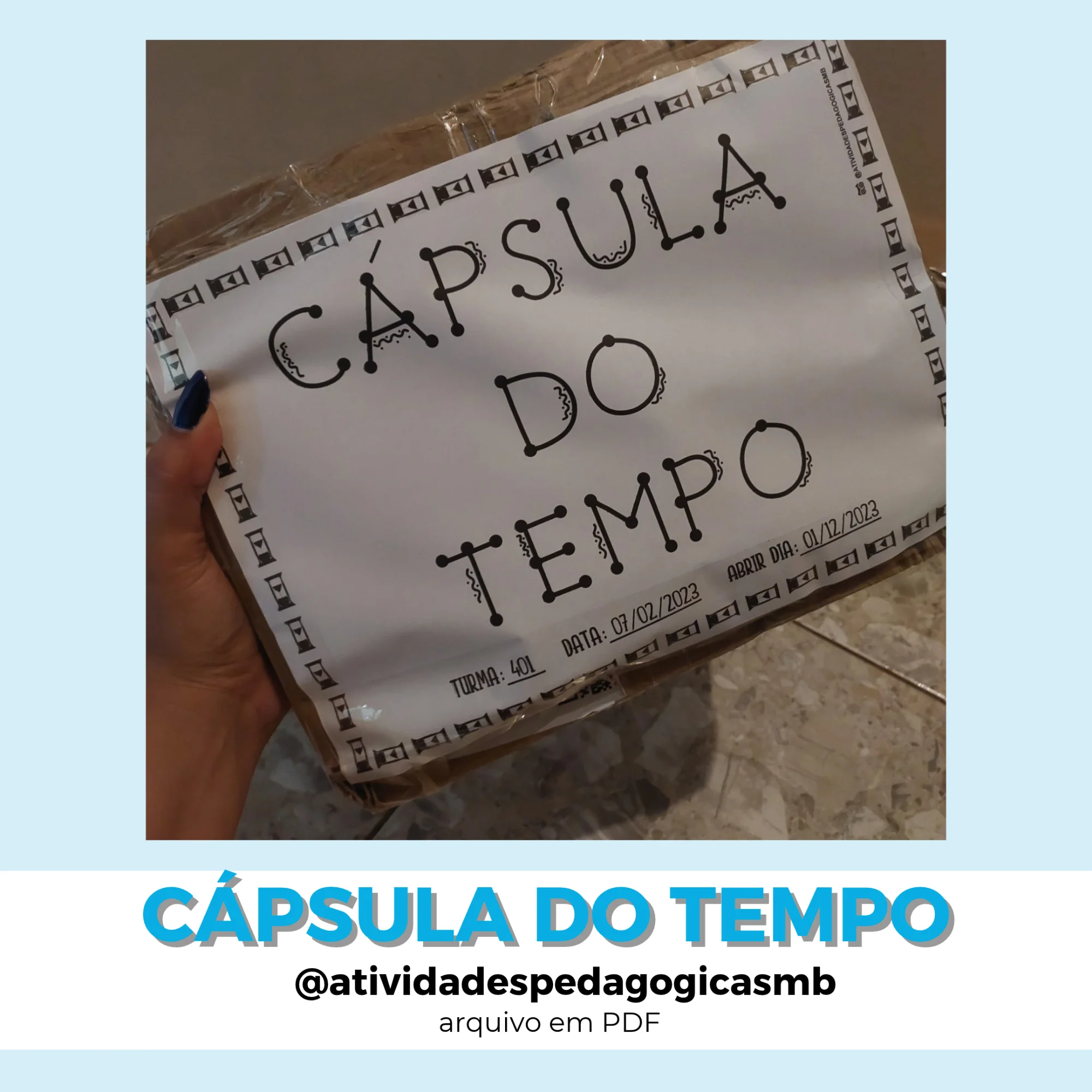 CÁPSULA DO TEMPO (PDF) — capa do material