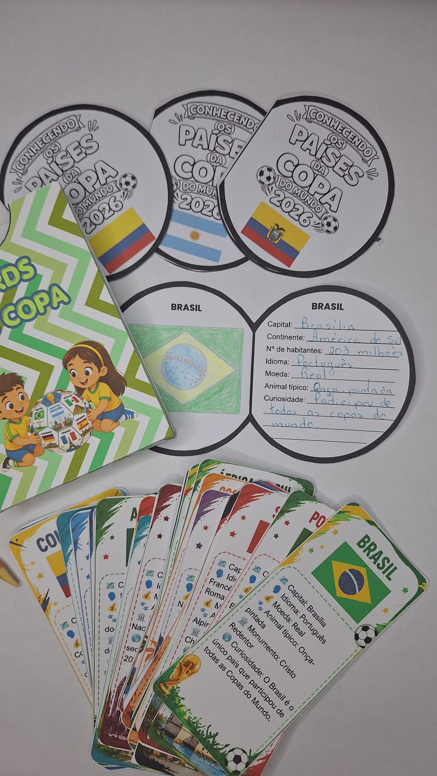 Cards da Copa do mundo e Países Bola da Vez – PDF para Imprimir | Anos Iniciais — amostra 3: Para quem é indicado